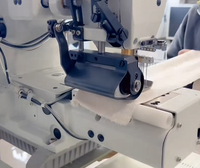 Machine à coudre multi-aiguilles à double surjet à chaîne SF 868-13932-4P à 13 aiguilles