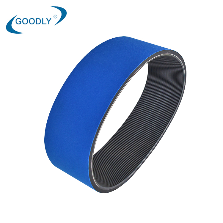 Этикетировочная машина PJ зубы синяя ткань черное губчатое покрытие ребристая конвейерная лента