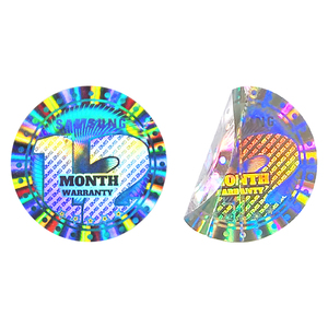 Biểu tượng tùy chỉnh Pet Holographic chống hàng giả ba chiều Sticker - Product Image 2