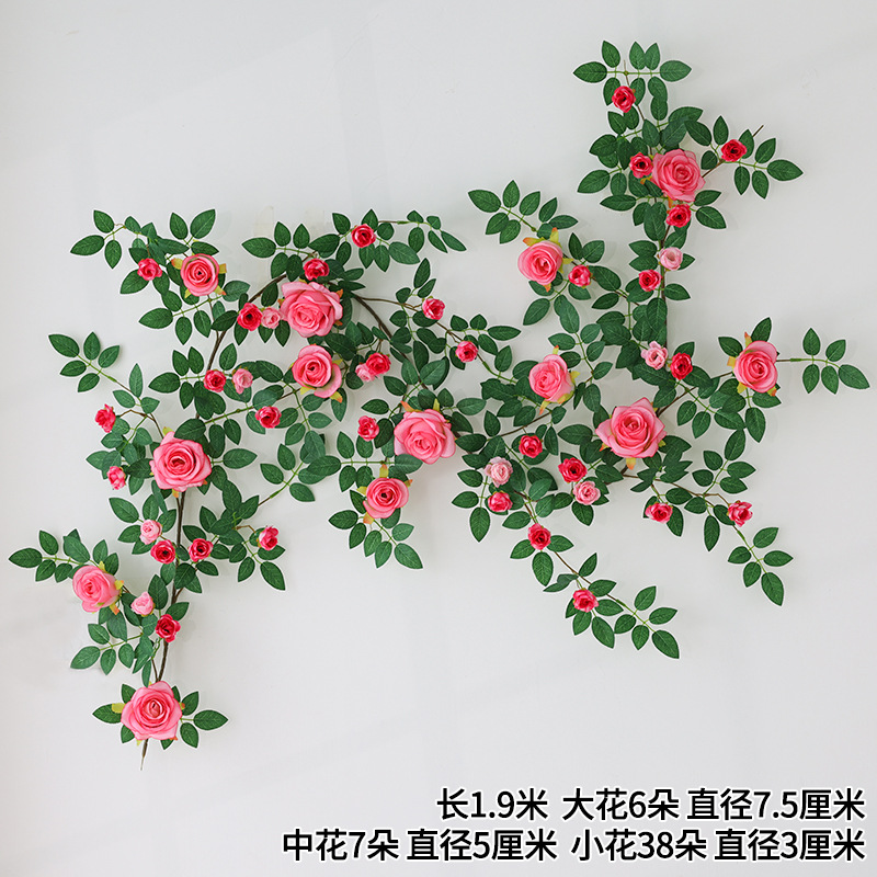 rose vine upgraded pink