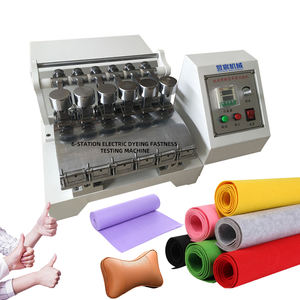 Testador de Resistência à Cor por Esfregação Rotativo Elétrico JIS de 6 Estações para Couro - Product Image 1