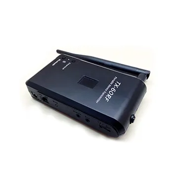 Smart Silent Disco Transmitter Portable Stereo Transmitters TX-60RF with American Standard Power Supply DC 12V Adapter RF-309