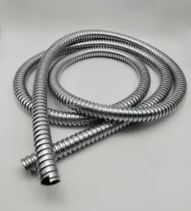 Factory Salt Spray Resistance Square Interlocked 304 Stainless Steel Flexible Conduit For Elctriacal Protection