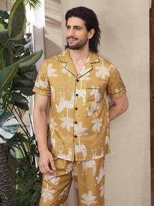 Artículo Popular: Pijama de Manga Corta para <span class=keywords><strong>Hombre</strong></span>, Cómodo para la Piel, Pijama Divertido - Product Image 4