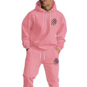 ชุดวอร์มผู้หญิงเนื้อผ้าผสมคอตตอน-โพลีเอสเตอร์คุณภาพสูง พิมพ์ลาย น้ำหนักเบา เป็นมิตรกับสิ่งแวดล้อม ป้องกันแบคทีเรีย แห้งเร็ว เนื้อผ้านุ่ม - Product Image 1