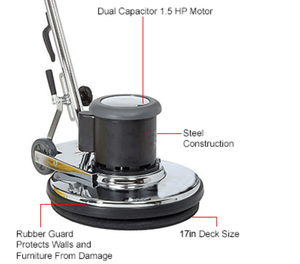 Fm17 janitorial Nguồn cung cấp công nghiệp sàn Scrubber vệ sinh duy nhất đĩa chà máy cho sàn làm sạch - Product Image 6