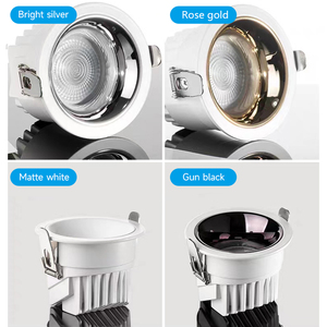 12 Wát Anti-Glare <span class=keywords><strong>LED</strong></span> thông minh SAA Downlight với cho Dali <span class=keywords><strong>Dimmer</strong></span> điều khiển có thể điều chỉnh COB lõm đèn tại chỗ IP44 đánh giá - Product Image 6