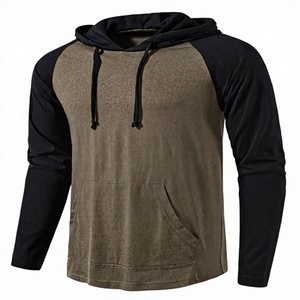 เสื้อฮู้ดดี้แขนยาวบุขนสำหรับผู้ชายไซส์ใหญ่ แห้งเร็ว คุณภาพดีเยี่ยม ขายดี ดีไซน์สั่งทำได้ 100% - Product Image 1