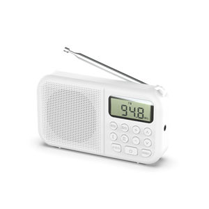 Récepteur radio FM portable haute sensibilité Haut-parleur intégré à affichage numérique | Fonctionne sur batterie 2 cellules AA | Compact et facile à utiliser - Product Image 4