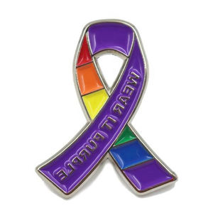 Abzeichen Pin Emaille Großhandel Personal isierte Metall Handwerk Blank Awareness Abzeichen Revers Brustkrebs Emaille Pin - Product Image 5