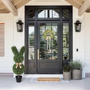 OH ARTS Árbol Topiario Artificial en Forma de Conejo de 35'' Resistente a los Rayos UV, Planta Topiaria de Boj Artificial <span class=keywords><strong>con</strong></span> Maceta de Plástico Negra - Product Image 5
