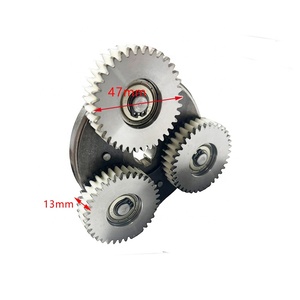 Alta qualità 36T Gear bici elettrica Kit di conversione senza spazzole in Nylon acciaio motoriduttore parti di biciclette elettriche per E-Bike 47*13mm - Product Image 5