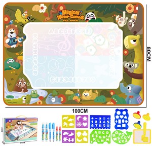 Tapis à <span class=keywords><strong>dessin</strong></span> à l'eau avec stylos magiques, moule <span class=keywords><strong>de</strong></span> forme, jouets éducatifs précoces pour enfants en bas âge - Product Image 3