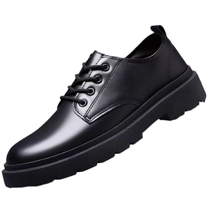 Heren Business Formele Casual Schoenen met Lederen Binnenzool, Verhogende Zool, Ademend, Jongerenpak, Bruiloft, Casual Schoenen - Product Image 6