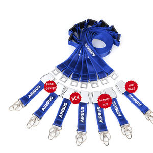 Individueller Werbeartikel OEM Maßgeschneidertes Luftfahrt Cessna Schnallen-Lanyard Sicherheitsgurt Flugzeugschnallen-Lanyard - Product Image 4