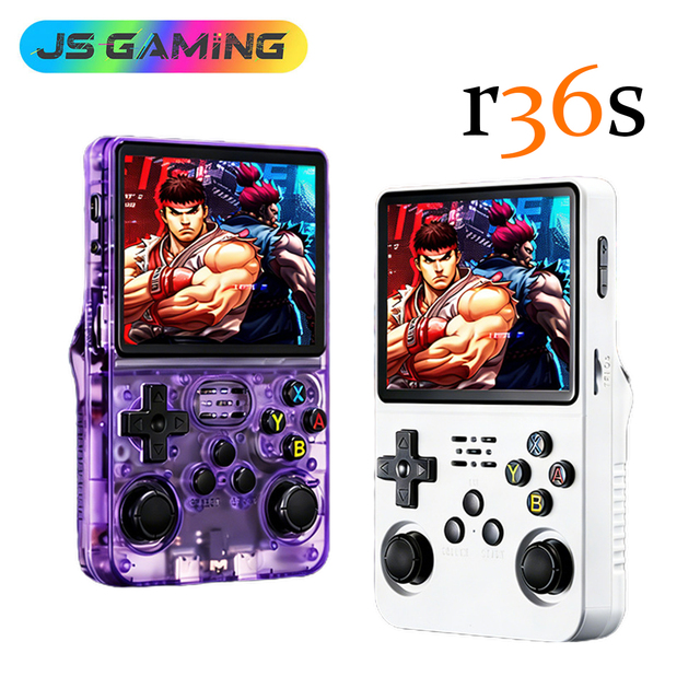 JSGAMING Low Price Wholesale R36S Retro Handheld Game Console HD 64GB Built in 20000 Games R36HD Video Game Consoles Ad 5