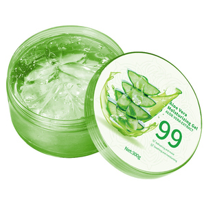 Soin de la peau écologique Gel d'aloe vera hydratant pour le visage 100% bon <span class=keywords><strong>commentaire</strong></span> Convient à toute peau brûlée par le soleil Super valeur - Product Image 2