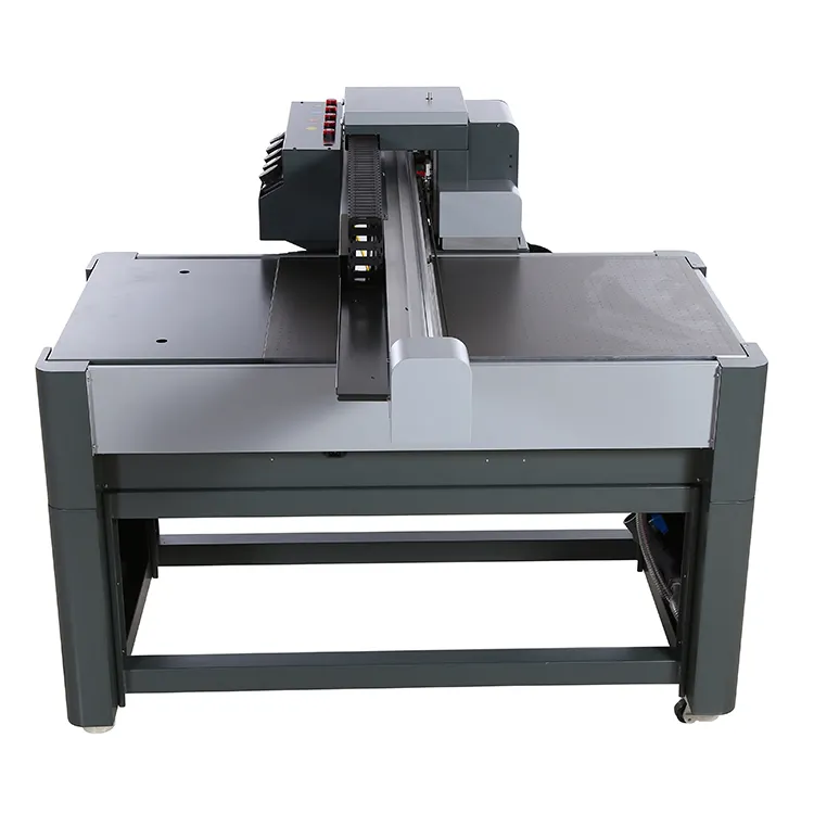 6090 High quality UV printer 3 XP600 print heads led A1 UV flatbed printer for steel acrylic wood