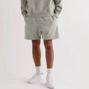 <span class=keywords><strong>Ensemble</strong></span> T-shirt et <span class=keywords><strong>short</strong></span> de haute qualité en coton unisexe avec logo personnalisé, style streetwear décontracté - Product Image 5