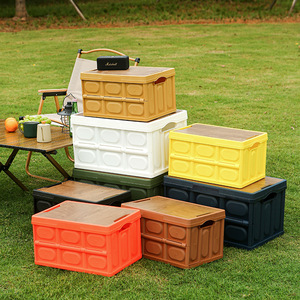 Hộp đựng đồ cắm trại ngoài trời bằng nhôm, hình chữ nhật, thiết kế gấp gọn, tiện dụng cho cốp xe hoặc mang theo - Product Image 3