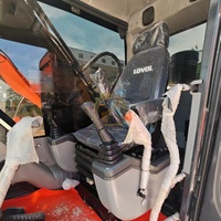 Excavatrice Lovol FR260E d'occasion avec climatisation, excavatrice d'occasion de 26 tonnes, moteur Isuzu pour travaux lourds