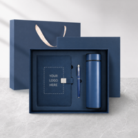 Coffret Cadeau d'Entreprise Personnalisé 3-en-1 avec Logo : Carnet Magnétique, Stylo et Tasse Thermos – Vente en Gros de Boîtes Cadeaux Promotionnelles Premium pour Entreprises