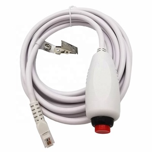 6P4C RJ12 infirmière appel bouton poussoir câble drap <span class=keywords><strong>de</strong></span> <span class=keywords><strong>lit</strong></span> Clip PVC veste <span class=keywords><strong>tresse</strong></span> stéréo bouton d'appel d'urgence câble pour poste d'infirmière - Product Image 3