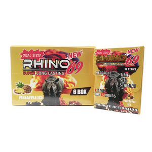 Bandes orales Rhino 69 amélioration masculine Bandes orales 6ct - Product Image 2