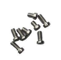 LeGood M1.4*3.0 T3 Sekrup Kepala Torx 304 Baja Tahan Karat KELAS 4 Finishing Polos untuk Jam Tangan Sistem Pengukuran Metrik