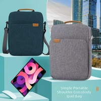 Convient pour sac pour ordinateur portable de 9,8 à 13,3 pouces, housse de protection, sac intérieur, sac bandoulière pour tablette, respirant et imperméable