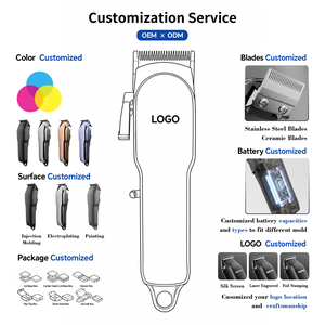 Cortadora de Pelo Inalámbrica con Pantalla LED Inteligente |   Recortadora Ajustable de 4 Velocidades con 6 Peines para Barbería y Salón |   Fabricante de Moldes Privados OEM Tipo-C - Product Image 6