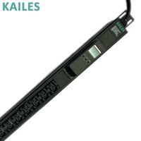 KAILES (KLS) Série K33 Monophasé 32A 21C13+3C19 (prise anti-déchirure en aluminium) + Instrument de mesure local interchangeable à chaud