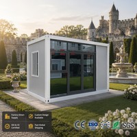 Casas Contenedor Prefabricadas Portátiles, Casas Modulares de Paneles, Estructuras Temporales Plegables Resistentes a Terremotos, Uso Transfronterizo