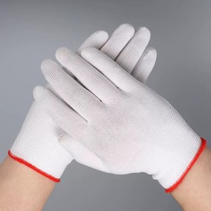 Guante de nailon antiestático de 13 agujas con núcleo de nailon para fines culturales y artísticos, guantes de trabajo, guantes al por mayor para fábricas - Product Image 2