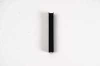 Joint d'étanchéité personnalisable en PVC noir pour porte de douche, profilé en H étanche pour projet de cabine de douche en verre sans cadre