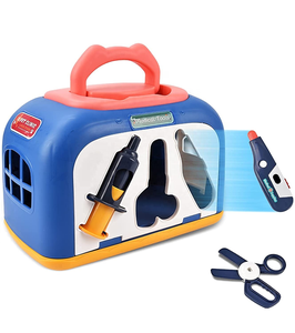 ITTL eléctrico niños doctor jugar juguete cuidado de mascotas sonido y luz plástico doctor maleta juguete - Product Image 2