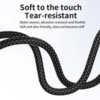 Câble USB C vers Aux avec adaptateur jack mâle plaqué or 3,5 mm, câble audio stéréo tressé en nylon pour diffusion en direct et microphone