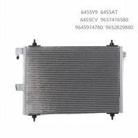 Suku Cadang Pendingin Otomatis Kondensor AC 6455.Y1 6453.AS 9637416580 6455Y9 untuk Kondensor AC Mobil Peugeot