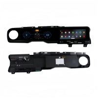 Reproductor Multimedia para Auto con Pantalla Táctil Dual de 10.25 Pulgadas, Navegación CarPlay y Android Auto para Jeep Wrangler 2018-2023, Compatible con LHD y RHD