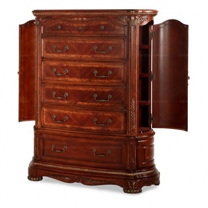 Stile country americano camera da letto set camera da letto antico armadio a <span class=keywords><strong>Cassetti</strong></span> mobili - Product Image 6