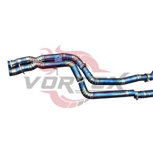 Escape de titanio azul quemado Vortex Premium con válvula ajustable en forma de X para BMW M2C F87 N55 MY 2014 a 2019, reemplazo del silenciador OEM. - Product Image 6