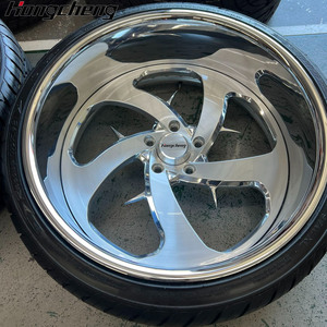 Jantes forgées en alliage d'aluminium personnalisées en deux parties, à profil profond, de 20, 22, 24, 26 et <span class=keywords><strong>28</strong></span> <span class=keywords><strong>pouces</strong></span> pour Silverado 97 - Product Image 3