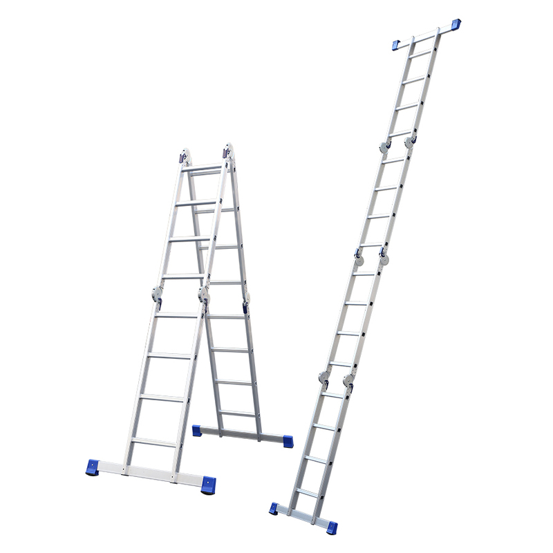 Escalera Plegable De Aluminio Multiproposito Con