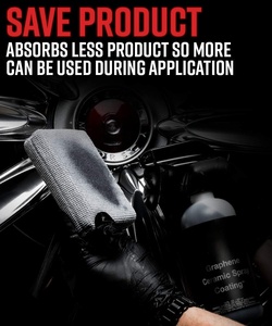 New Style <b>Car</b> Wax Saver Applicator Auto Detailing <b>Polishing</b> Washable Microfiber Sponge - Product Image 3
