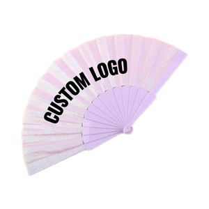 Éventail pliable personnalisé avec impression sur mesure pour les fêtes, les événements en plein air, la décoration de mariage et les cadeaux d'entreprise - Product Image 1