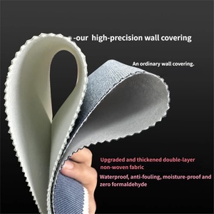 Décoration murale européenne texturée, imperméable, écologique, antistatique pour salon, chambre et couloir, hôtel et appartement - Product Image 4