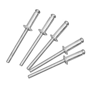 Aluminum Blind Rivets 4x10mm Round Head Standard Type General Use Steel <b>Fasteners</b> - Product Image 1