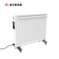 Radiateur de panneau en acier électrique à usage domestique portable 2000W a évalué les dimensions d'économie d'énergie d'émission de chaleur puissante H600XL1000XW110