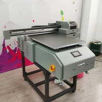 Impresora UV Funsun A1, Impresora de Inyección de Tinta UV de Cama Plana, Máquina de Impresión LED UV 9060, Impresora UV DTF Digital de Cama Plana con Barniz