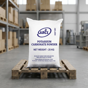 Carbonate de potassium en poudre, qualité industrielle, pureté 99 %, marque GACL, sac de 25 kg, emballage recyclable pour usage industriel - Product Image 2